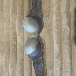 Elegant Blue Lace Bra